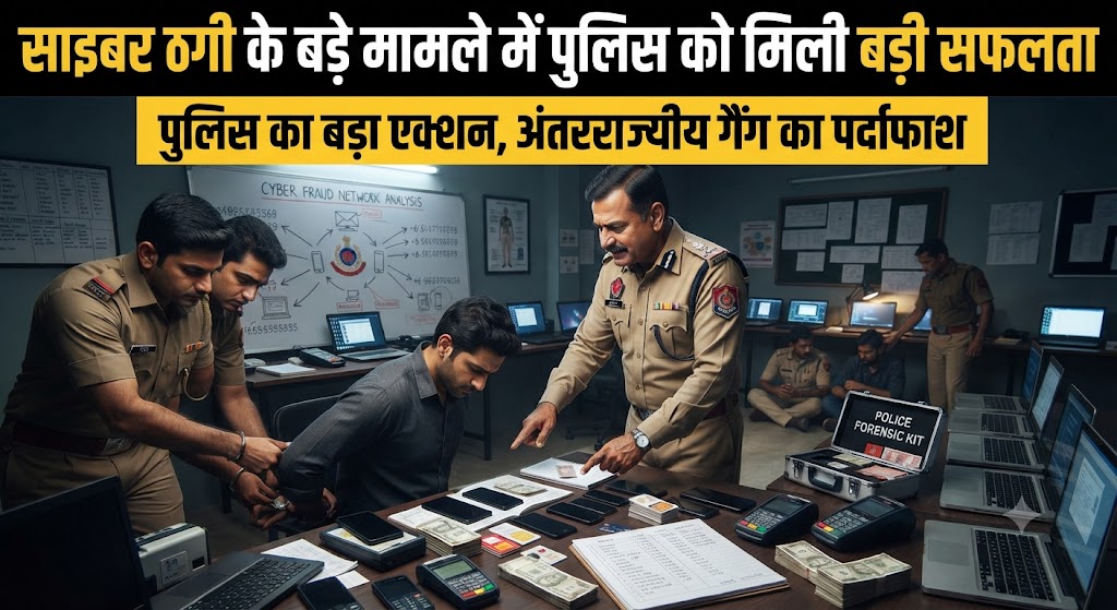 साइबर ठगी के बड़े मामले में पुलिस को मिली बड़ी सफलता; ऑनलाइन 1.60 लाख रुपये की चपत लगाने वाला आरोपी सौरभ अग्रवाल गिरफ्तार, पीड़ित की शिकायत पर साइबर थाने ने की त्वरित कार्रवाई