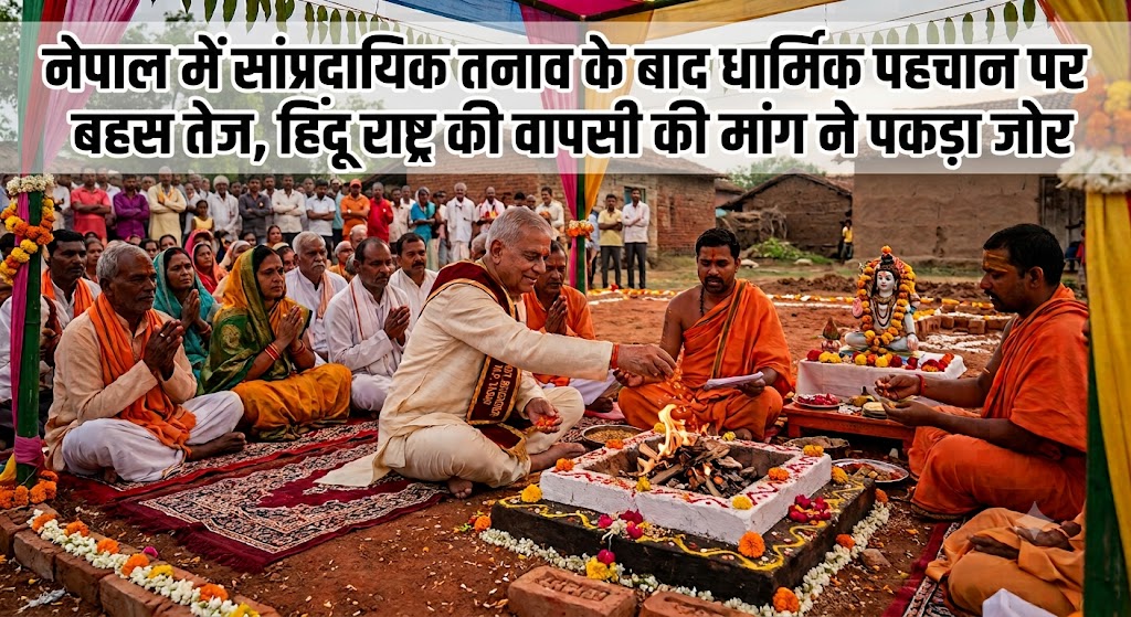 नेपाल में सांप्रदायिक तनाव के बाद धार्मिक पहचान पर बहस तेज, हिंदू राष्ट्र की वापसी की मांग ने पकड़ा जोर