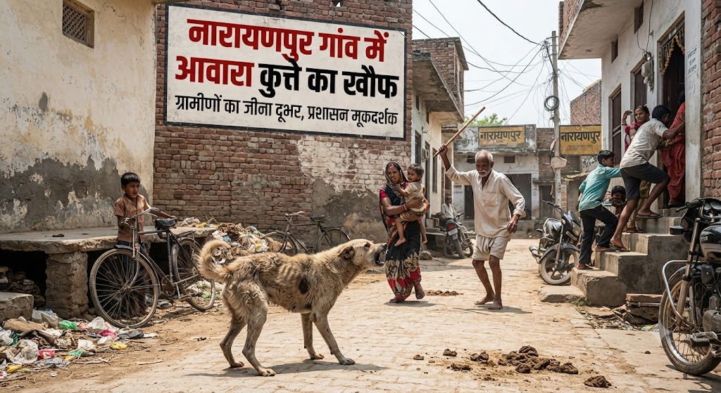 नारायणपुर गांव में आवारा कुत्ते का खौफ; एक ही दिन में मासूम बच्चे समेत सात लोगों पर किया खूंखार हमला, गंभीर रूप से घायल सभी पीड़ितों का रेफरल अस्पताल में चल रहा इलाज