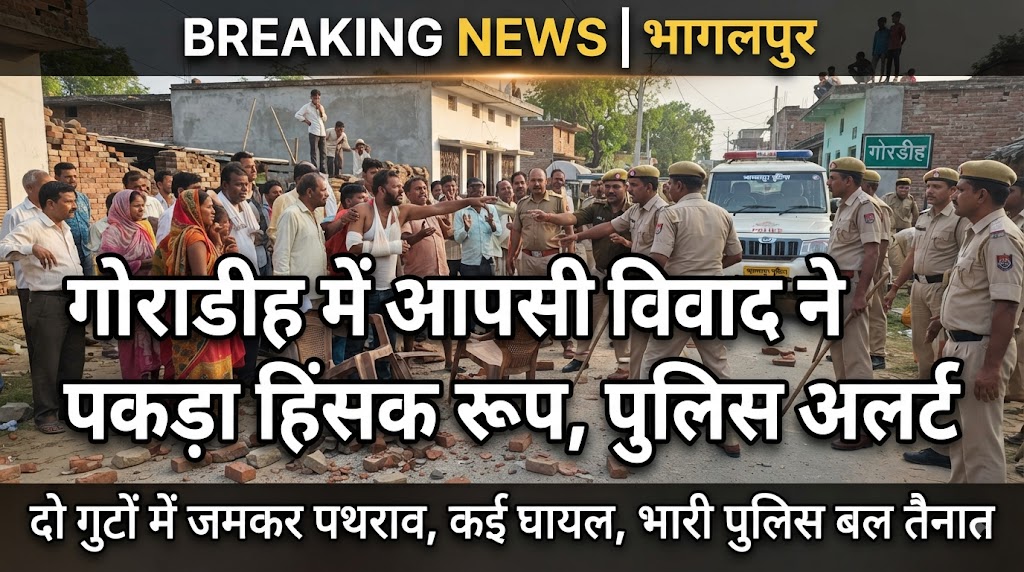गोराडीह में आपसी विवाद ने पकड़ा तूल पूर्व नियोजित साजिश के तहत मारपीट, निर्मला देवी के बयान पर नकुल, कार्तिक समेत पांच लोगों के खिलाफ प्राथमिकी दर्ज; दो घायल
