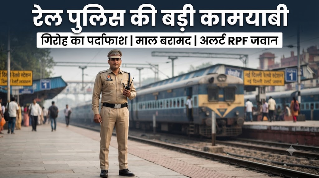 रेल पुलिस की बड़ी कामयाबी जीआरपी एसपी ने प्रेस वार्ता कर किया अहम खुलासों का खुलासा, अपराधियों पर कसेगा शिकंजा