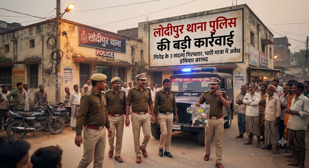 लोदीपुर थाना पुलिस की बड़ी कार्रवाई; अलग-अलग मामलों में मारपीट करने वाले 9 आरोपियों को किया गिरफ्तार, प्राथमिकी दर्ज कर भेजा न्यायिक हिरासत में