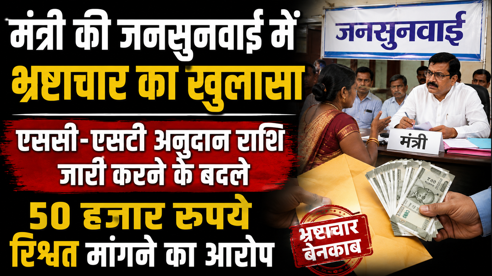 Corruption Allegation Surfaces During Minister's Public Hearing; ₹50,000 Bribe Allegedly Demanded for Releasing SC-ST Assistance Amount