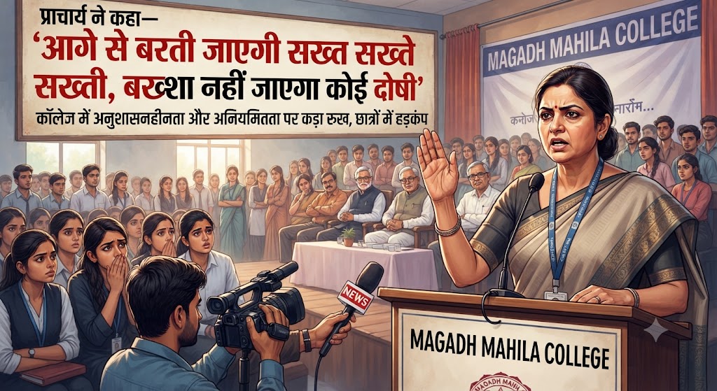 परीक्षा संचालन में भारी लापरवाही; समय पर नहीं पहुंचे शिक्षक, विलंब से पहुंचने पर मचा बवाल; प्राचार्य ने कहा— 'आगे से बरती जाएगी सख्त सख्ती, बख्शा नहीं जाएगा कोई दोषी'