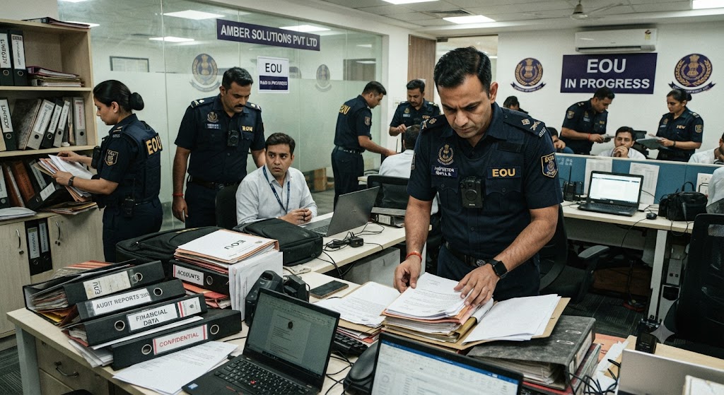 आर्थिक अपराध इकाई (EOU) की बड़ी कार्रवाई बेगूसराय और पटना स्थित ठिकानों पर छापेमारी, लाखों की नकदी, जेवरात और फ्लैट का खुलासा