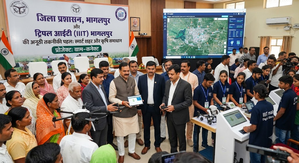 जिला प्रशासन और ट्रिपल आईटी (IIIT) भागलपुर की अनूठी तकनीकी पहल; विश्व प्रसिद्ध श्रावणी मेला को डिजिटल बनाने के लिए लॉन्च हुआ 'ई-श्रावणी' मोबाइल एप