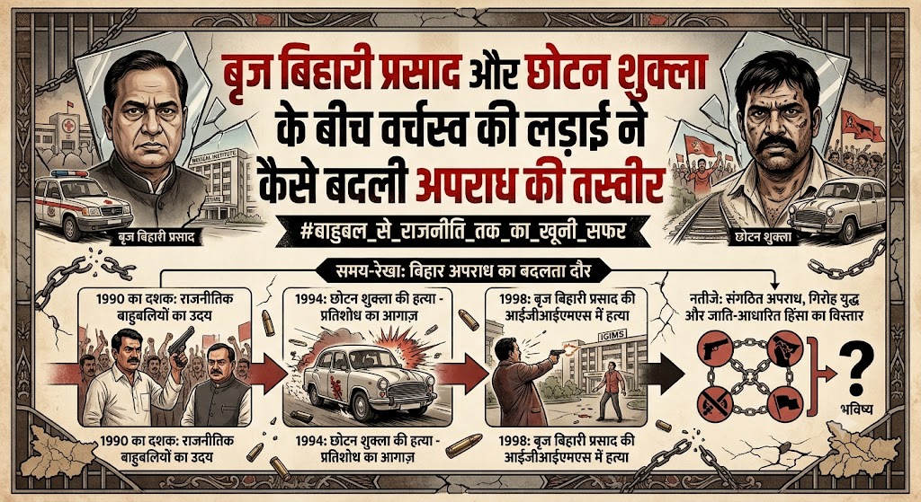 How the Rivalry Between Brij Bihari Prasad and Chhotan Shukla Shaped the State's Criminal Landscape