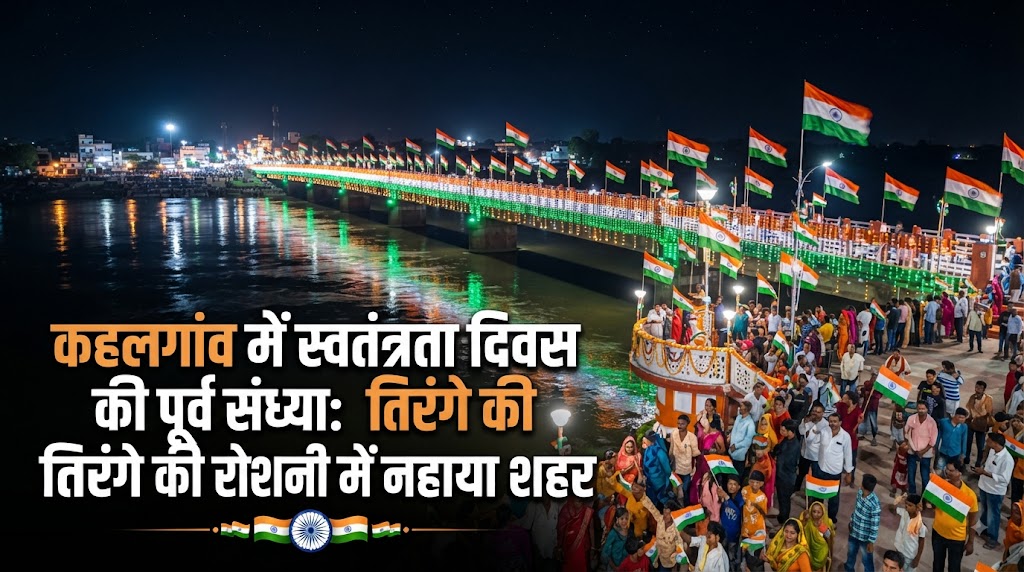 कहलगांव में स्वतंत्रता दिवस की पूर्व संध्या पर दिखा देशभक्ति का अद्भुत ज्वार भव्य तिरंगा यात्रा में उमड़ा जनसैलाब