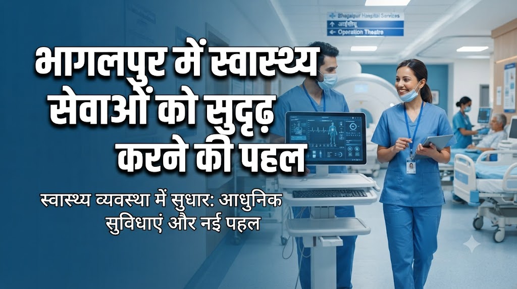 भागलपुर में स्वास्थ्य सेवाओं को सुदृढ़ करने की पहल सभी सरकारी और निजी अस्पतालों के ब्लड स्टोरेज यूनिट लाइसेंस का होगा नवीनीकरण, सिविल सर्जन का सख्त निर्देश