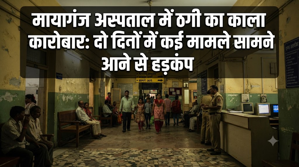 मायागंज अस्पताल में थमने का नाम नहीं ले रहा ठगी का काला कारोबार बीते दो दिनों में सामने आए मामलों से मचा हड़कंप, मरीजों और परिजनों को बनाया जा रहा है निशाना
