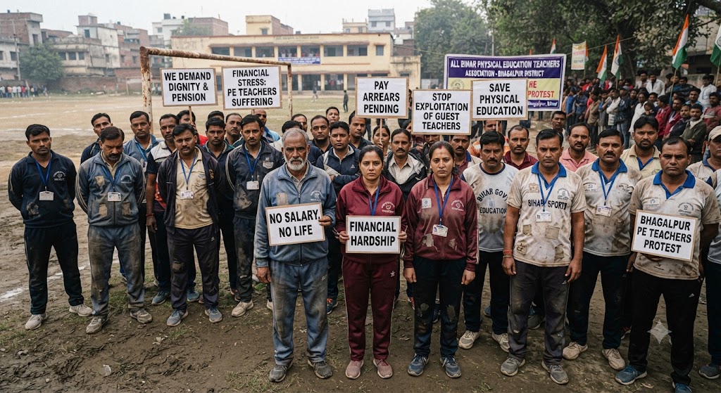 आर्थिक संकट से जूझ रहे शारीरिक शिक्षक पिछले चार महीने से मानदेय नहीं मिलने से बढ़े संघर्ष, कई शिक्षक जीविका के लिए करने लगे अन्य काम