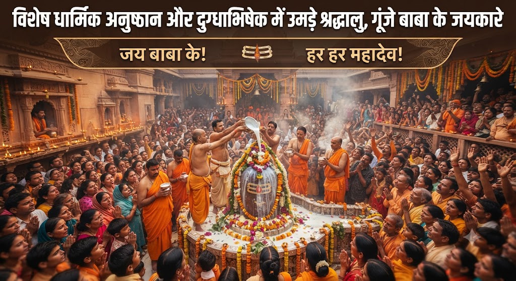नाथनगर के साईं नगर ब्लॉक रोड स्थित साईं बाबा मंदिर में मंगलवार की रात भक्तिमय रहा माहौल; विशेष धार्मिक अनुष्ठान और दुग्धाभिषेक में उमड़े श्रद्धालु, गूंजे बाबा के जयकारे
