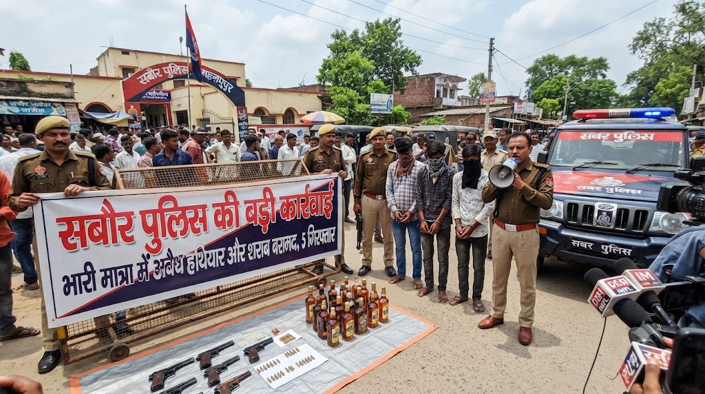 सबौर पुलिस की बड़ी कार्रवाई; गुप्त सूचना पर घेराबंदी कर 408 बोतल विदेशी शराब के साथ तस्कर गिरफ्तार, गोड्डा से खगड़िया खपाई जा रही थी अवैध खेप
