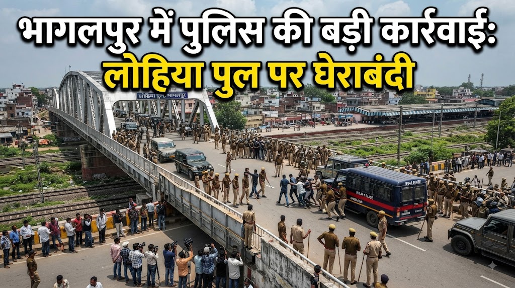 भागलपुर में पुलिस की बड़ी कार्रवाई लोहिया पुल के नीचे चल रहे अवैध जुए के अड्डे पर छापेमारी, दो कुख्यात जुआरी रितिक और कपिलदेव गिरफ्तार